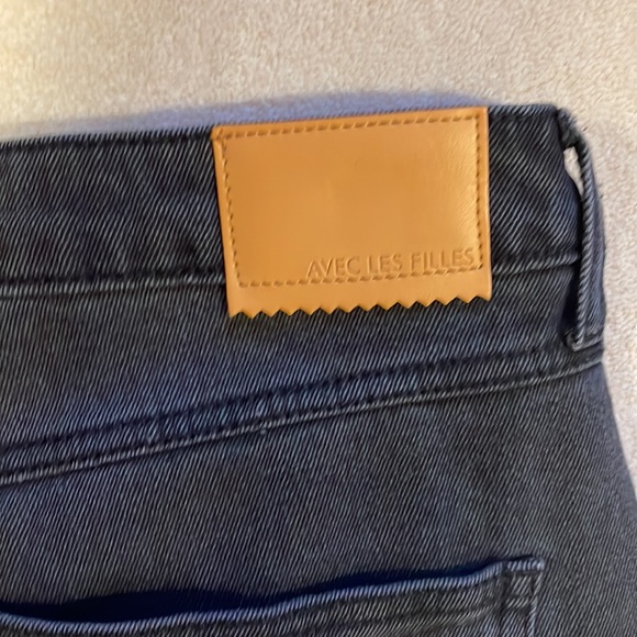 AVEC LES FILLES HIGH-RISE STRAIGHT LEG CROP BLACK JEAN in SIZE 30 - Picture 9 of 9